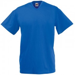 Plain tee Valueweight v-neck FRUIT of the LOOM 160 GSM